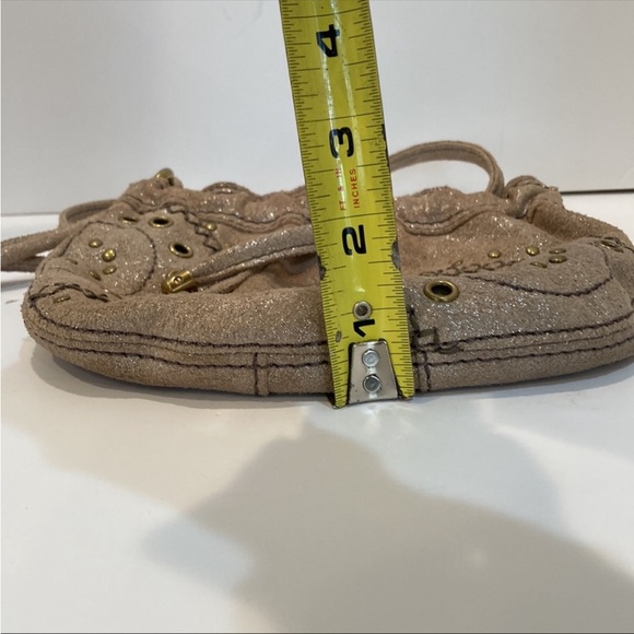 Fossil Glittery Cream Boho Studded Crossbody Bag - Picture 6 of 10